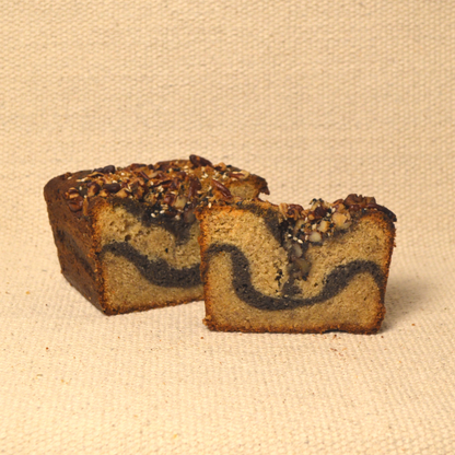 black sesame banana bread